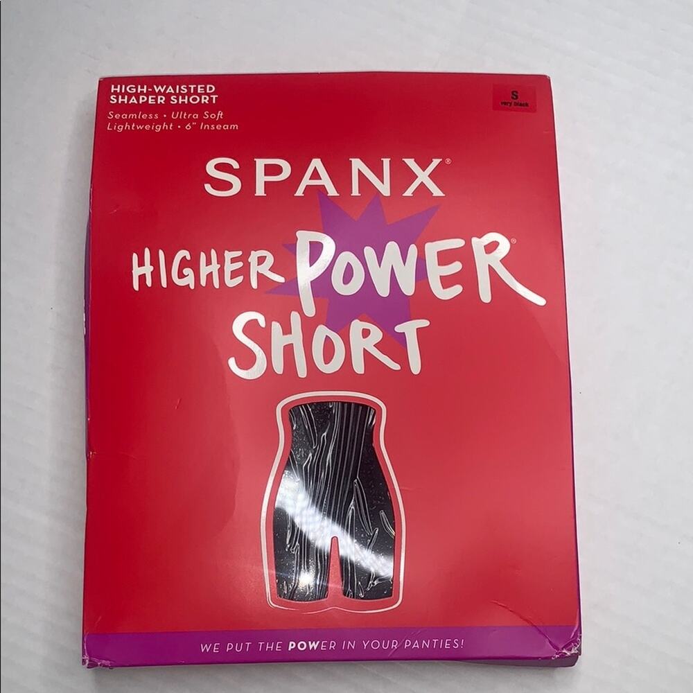 SPANX Higher Power Short. Very‎ Black. Size Small - Picture 3 of 11